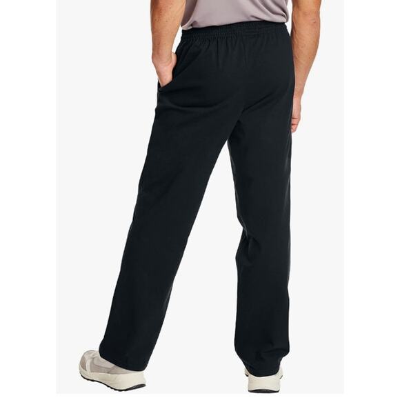 Hanes Essentials Sweatpants Black Cotton Jersey Pants Men's Size 3X Large NWT - Picture 2 of 3